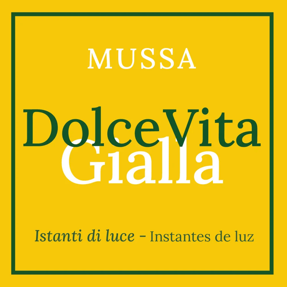 Vela Decorativa Dolce Vita Gialla - Vela decorativa